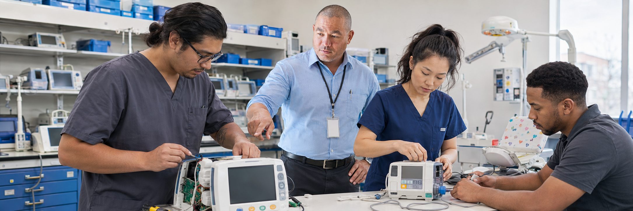 MRI suite patient monitor calibration | BiomedRx HTM services Patient monitor calibration and infusion pump testing in an MRI imaging suite